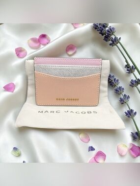 🩷MARC JACOBS🩷The Colorblock Card Case with Dustbag/EUC
